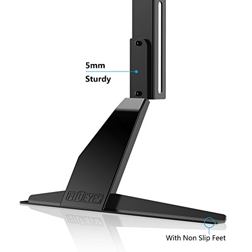 FITUEYES Universal LCD Flat Screen TV Table Top Stand/Base Mount fits 37" to 60'' TV TT06801MB - Thumbnail 5