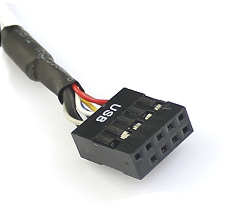 for adapter power qatar USB Converter 2.0 9 Motherboard Header Pin Female To Cable Adapter Male 3.0 19 Pin UNMCORE USB