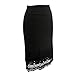 Peekaboo-Chic Snap Dragon Half Slip Skirt Extender