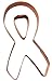 Awareness Ribbon Cookie Cutter, 5 inches