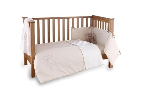 clair de lune waffle cot bedding