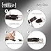 WHIPPY Women Leather Belt for Jeans Pants Dresses Black Ladies Waist Belt with Pin Buckle(Suit Pant Size 29-35 Inches,Black)