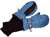 SnowStoppers Kid's Waterproof Stay On Winter Nylon Mittens Large / 4-8 Years Sky Blue