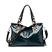 Color Scissor Womens PU Leather Smooth Roomy Shoulder Bag Crossbody Handbags