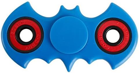 Bat Fidget Spinner Batman Toy Cube Toy Stress Reducer Hand Spinner High Speed Bearing- Perfect For ADD, ADHD, Anxiety, and Autism Adult Children (Blue)