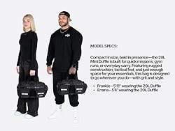 WOLFpak 20L Mini Duffle Bag for Gym & Travel