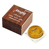 Mugig Rosin for Violin,Viola and Cello, Transparent Yellow Rosin with Exquisite Wooden Box