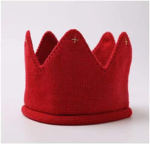 Waymeduo New Handmade Newborn Baby Girl Boy Crochet Knit Crown Hat Photography Prop