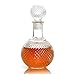 Wine Bottle - TOOGOO(R) Crystal Whiskey Wine Shot Glass Bottle With Cap Stopper Drinking Bar Decanter 250ml