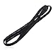UPmall Sports Headband No Slip Grip Hairband Elastic Pullover Double-straps Silicone Lined Sweatband, Perfect for Running, Fitness, Yoga, Hockey, Soccer, Basketball, Gym, Volleyball (Black)