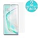 [2-Pack] Samsung Galaxy Note 10 +/Note 10 Plus Screen Protector, Tempered Glass Anti-Scratch, Bubble Free and Case Friendly, 3D Curved Edge, Screen Protector Compatible Note 10 +/Note 10 Plus