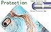 iPhone 8 Case Blue Marble, iPhone 7 Case, A-Focus Glossy Smooth Marble IMD Design Bumper Shock Proof Flexible Slim Rubber Silicone Case for iPhone 7/8 4.7