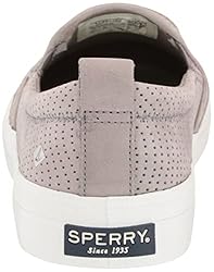 Sperry Women's Crest Twin Gore Boat Shoe, Grey