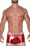 Male Power Heavy Metal Short Red