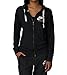 Nike Women's Sportswear Gym Vintage Hoodie Black/Sail Size Medium