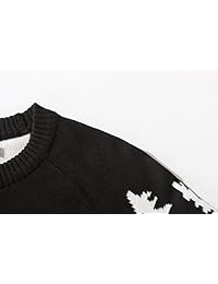 Suéter feo de Navidad con cuello redondo y jersey de Navidad divertido de SSLR para niño