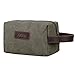 S-ZONE Canvas Travel Toiletry Bag Shaving Dopp Kit Cosmetic Makeup Bag