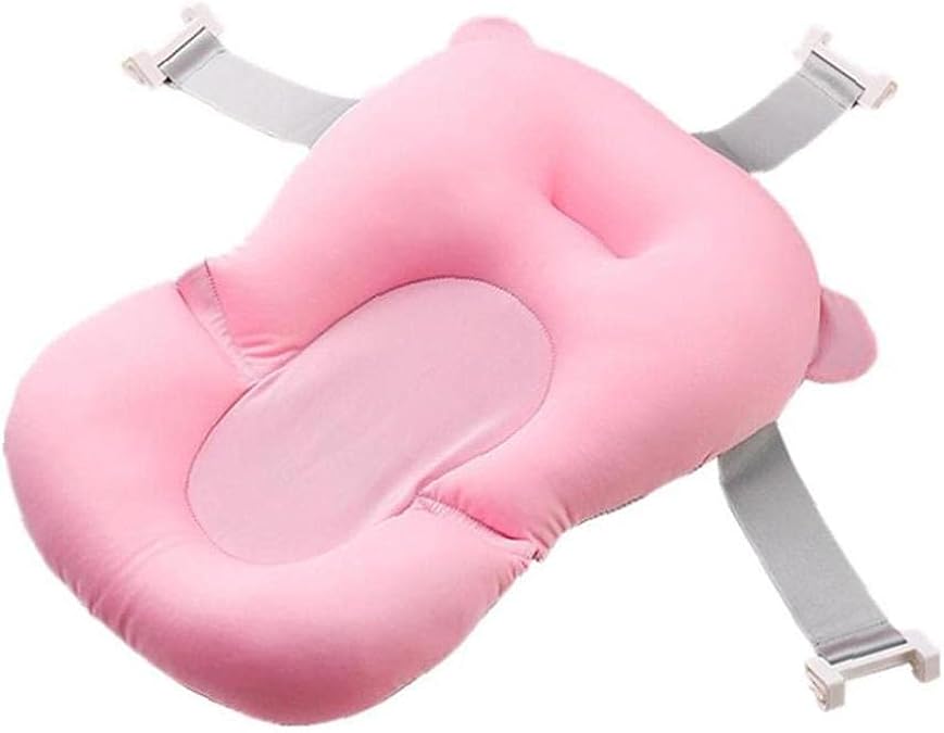CUCUFA Baby Bath Cushion Newborn Bath AntiSlip Mesh Cushion Multi