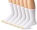 Gold Toe Men's Cotton Crew Athletic Sock 6-Pack (2PK (12 PAIR) 13-15 / Shoe: 12-16, WHITE)
