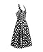 Lionstill Women's 1950s Vintage Polka Dot Rockabilly Swing Dresses