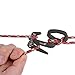 Knot Replacement, 2-4/5 in., Aluminum, Blck