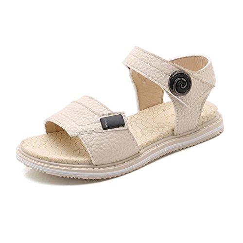 Click Here to See More Images NEARTIME â¤ï¸Kid Sandals, 2018 Fashion Summer Children Infant Baby Girls Leather Suture Sandals Princess Casual Shoes (4.5-5T, White)