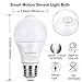 BUSUPER 12W Motion Sensor Light Bulb, Infrared LED Bulb, E26/E27 Base, Daylight 6000K, 1100LM, Dusk to Dawn Light Bulb with Auto on/off, Indoor/Outdoor Lighting Lamp, 2 Pack