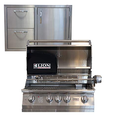 Lion Premium Grills 32" Propane Grill L75000 with Made in USA 30