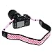 GTMax Pink Anti-Slip Soft Neoprene Camera Should/Neck Strap Belt for Canon, sony, nikon, fuji SLR Cameras with Cleaning Cloth
