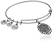 Alex and Ani Because I love you, Daughter II Expandable Rafaelian Silver-Tone Bangle Bracelet