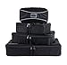 PRO Packing Cubes for Travel | 4-Piece Luggage Organizer Bags Set | Premium Quality Ultralight Travel Cubes for Packing Suitcase, Carry-on, Bags and Backpack - Graphite