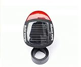 YUSONG Bicycle Cycling Laser Tail Light 2 Laser & 5 LED 7 Modes Mountain Bike Safety warning Flashing Lamp Alarm Light Back Rear Led