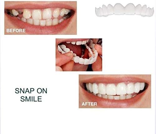 Snap On SmileInstantTeeth WhiteningCosmetic Teeth，(Upper and Lower)