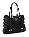 Scarleton Belt Accent Medium Tote bag, Shoulder Bag for Women, Purses for Women, Handbag for Women, Crossbody Bag for Women, H126401 - Black