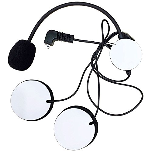 image for Veetop Motorcycle Intercom Accessories - Earphone Microphone,Audio Cab
