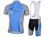 MYNEKO Mens Fashional Short Sleeve Cycling Jersey Suit