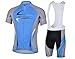 MYNEKO Mens Fashional Short Sleeve Cycling Jersey Suit