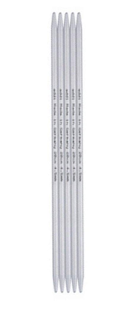 Addi Knitting Needle Double Pointed Aluminum 8 inch (20cm) (Set of 5) Size US 04 (3.5mm)