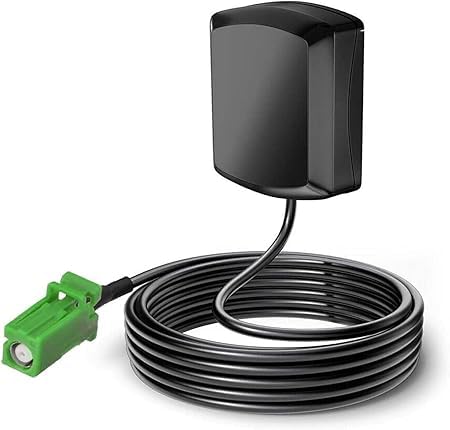 Maswell Car GPS Antenna AVIC - Magnetic Mount Pioneer Navigation Antenna with 5m cable, Compatible with GPS Navigation Receivers (AVIC Z110BT/Z120BT/Z130/X930/X920/X7115BT/X910BT/X510)