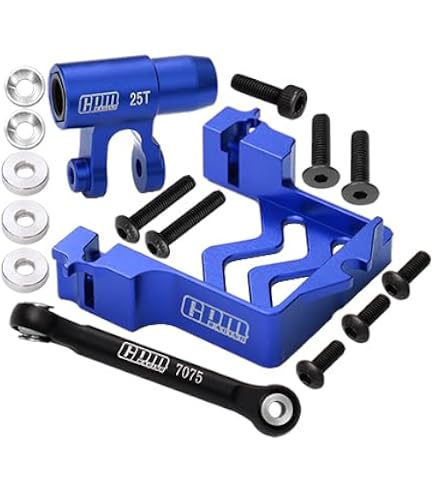 Amazon.com: Aluminum 6061-T6 Servo Mount + Tie Rod + 25T Servo