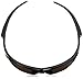 Jackson Safety 3000358 Nemesis Safety Glasses Black Frame / Blue Mirror Lens