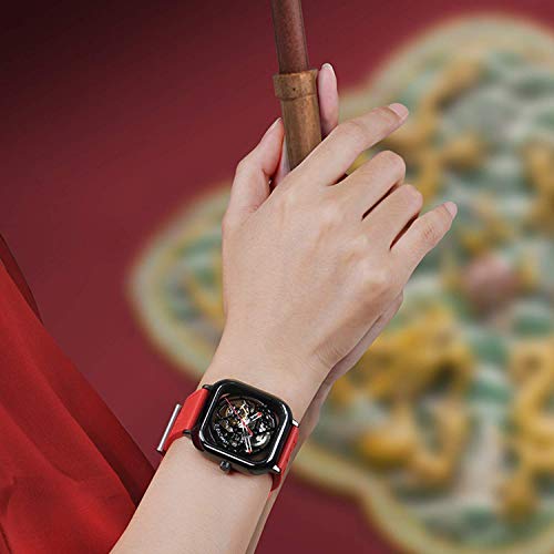 ceramic skeleton watch