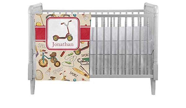 vintage sports crib bedding