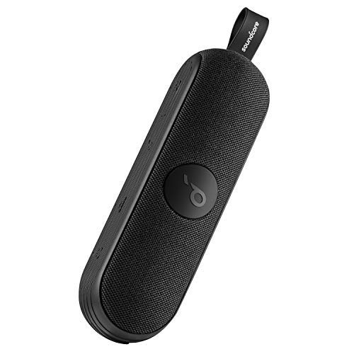 Soundcore Icon+ par Anker, l’enceinte Bluetooth portative étanche IP67 pour la randonnée, le camping, etc., avec 20 W, 12 heures d’autonomie et micro intégré