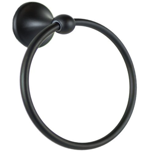 AVIANO 4 Piece Bathroom Hardware Accessories Set 24" Towel Bar (Matte Black) - Thumbnail 3