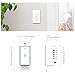 Smart Switch, Aicliv WiFi Light Switch Works with Alexa, Google Home and IFTTT, Requires Neutral Wire, Easy In-Wall Installation, Control Light Remotely via App, No Hub Required, 2 Packs