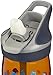 Laken Tritan Kids Leak Free Sports Water Bottle with Jannu Straw Cap, 15 Oz, Kukuxumusu Orange - Penguin