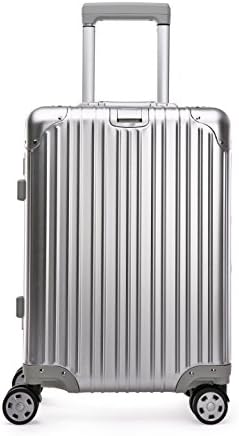All Aluminum Luxury Hard Case 20" Durable with 4 Wheel Spinner TSA Approved lock