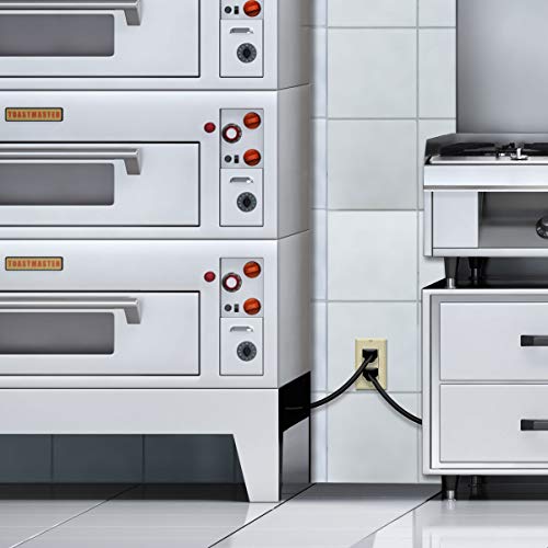 ENERLITES Isolated Ground Outlet - Industrial Grade Orange Receptacle 15A/125V