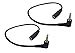 CERRXIAN 1Ft 3.5mm 4 Pole Male to 3 Pole Female Gold Plated Stereo Audio Cable Headset Extension Cable for Phones, Headphones, Speakers, Tablets, PCs, MP3 Players and More(2-Pack)
